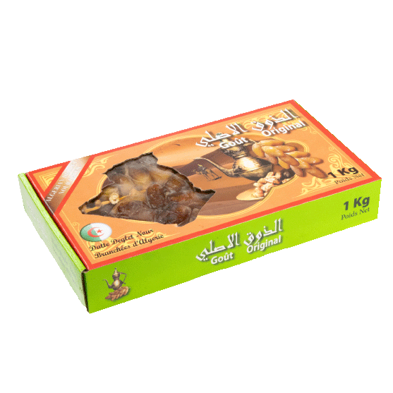 Deglet Nour Datteln am Zweig 1kg - Aus Algerien