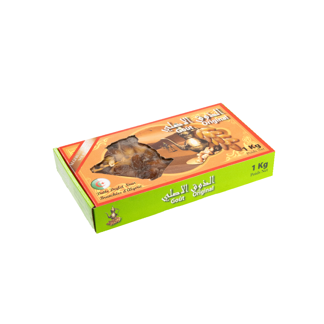Deglet Nour Datteln am Zweig 1kg - Aus Algerien - Dattellia | Beste Datteln Qualität