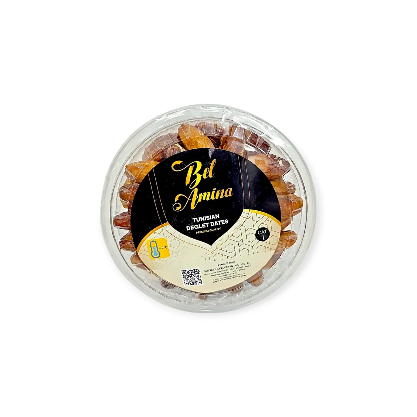 Deglet Nour Datteln entsteint, 850g Dose aus Tunesien