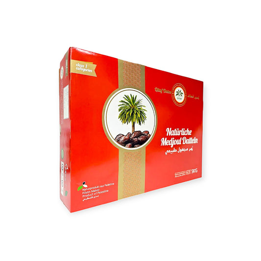 Medjool Datteln Palästina MEDIUM 5kg - Neue Ernte 2024 - Dattellia | Beste Datteln Qualität