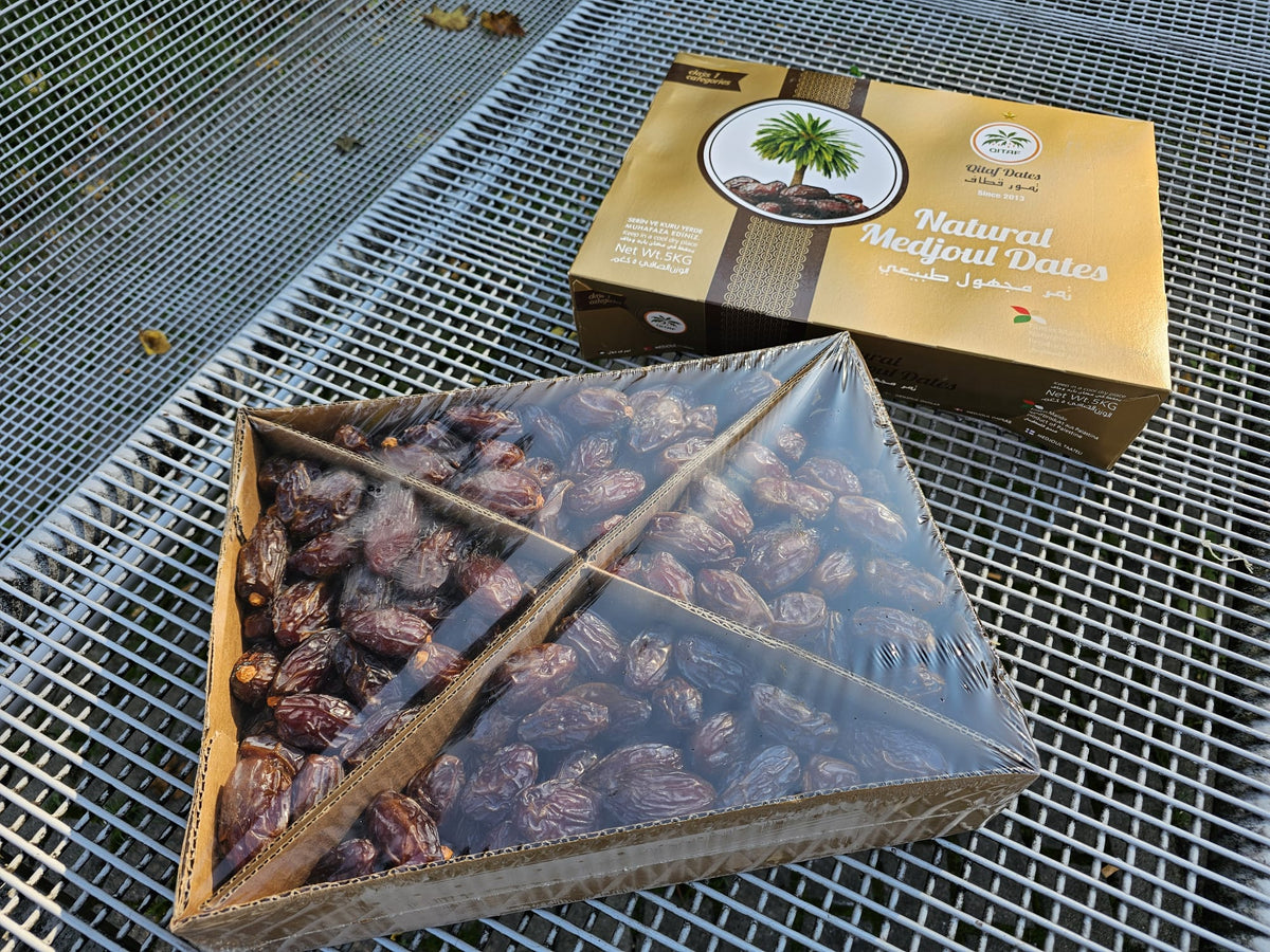 Medjool Datteln Palästina Jericho 5kg - Neue Ernte 2025 - Dattellia | Beste Datteln Qualität