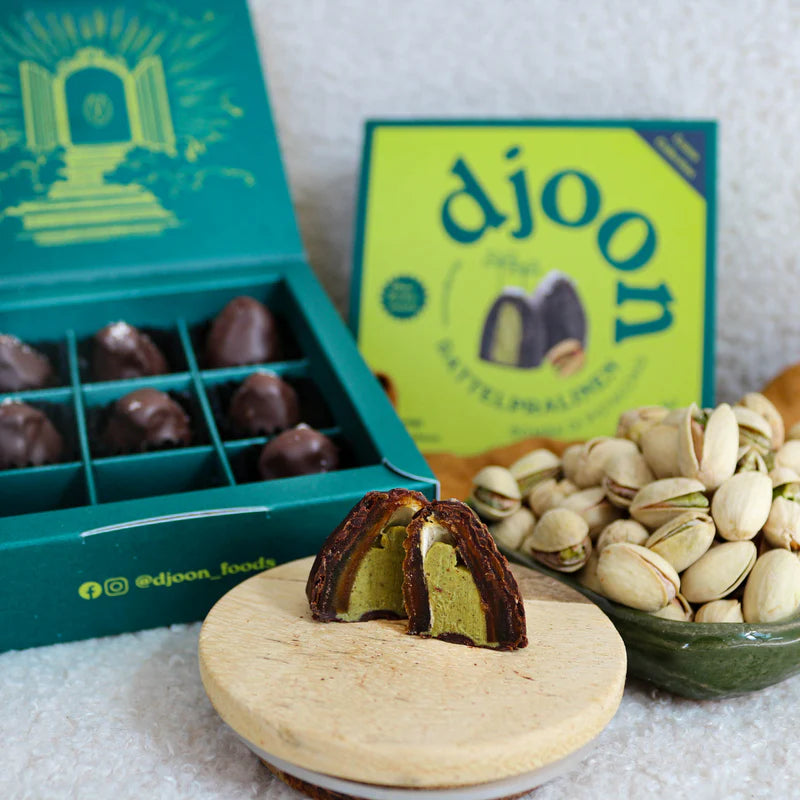 Dattelpralinen: Bomba di Pistacchio (Bio) - Dattellia | Beste Datteln Qualität