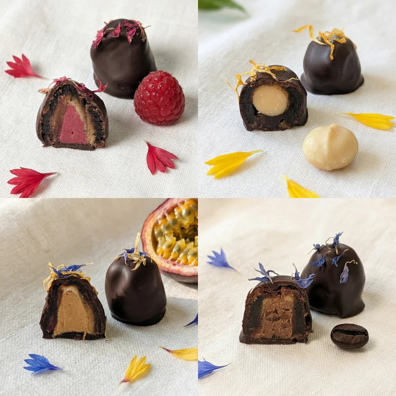 Dattelpralinen: Flower Box (Bio) - Dattellia | Beste Datteln Qualität