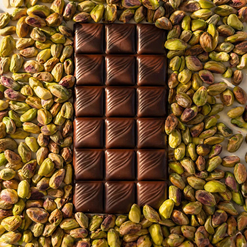 Dattelschokolade: Bomba di Pistacchio (Bio) - Dattellia | Beste Datteln Qualität