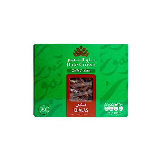 Date Crown KHALAS Datteln 1kg - Dattellia | Beste Datteln Qualität