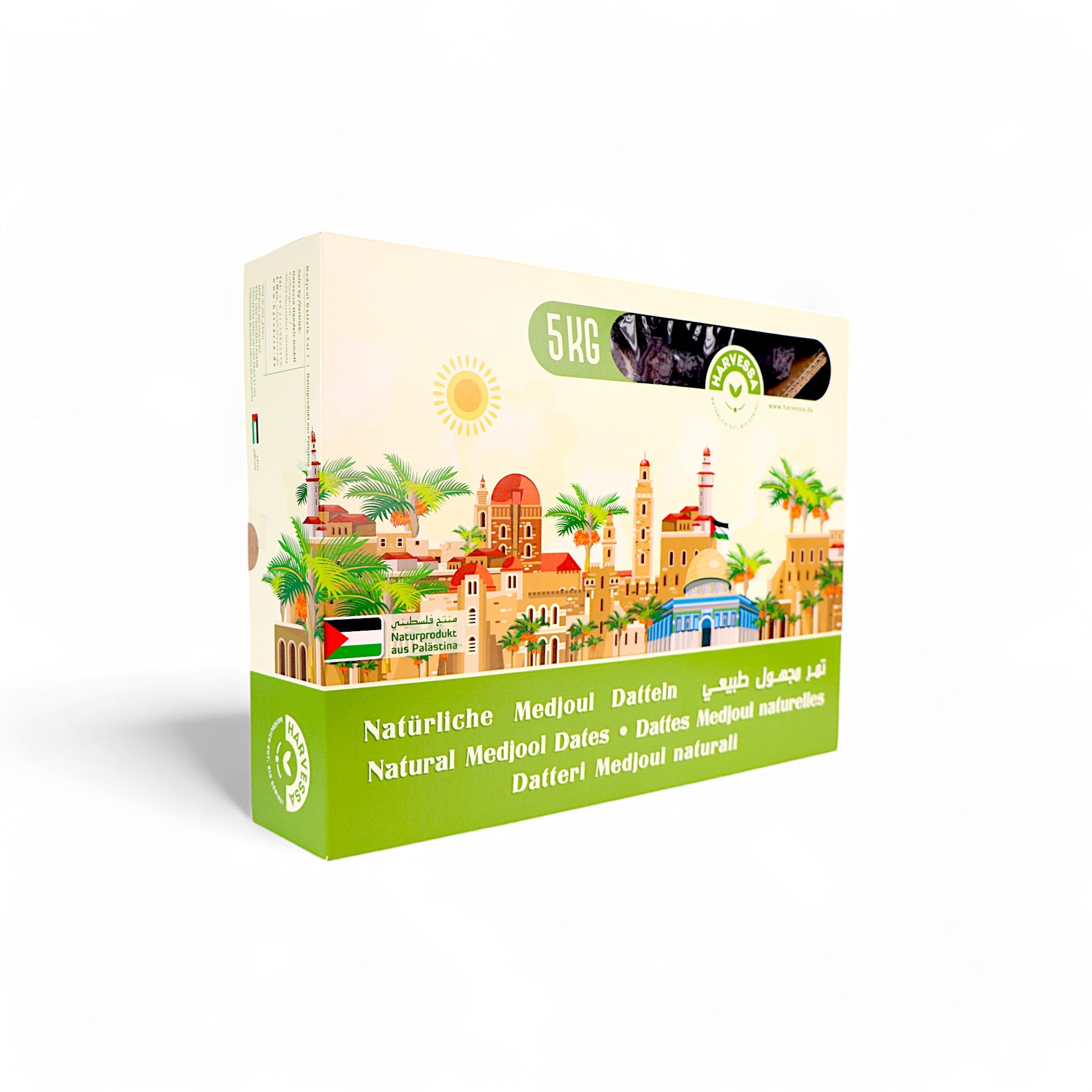 Harvessa Premium Medjool Datteln 5kg - Neue Ernte 2024 - Dattellia | Beste Datteln Qualität