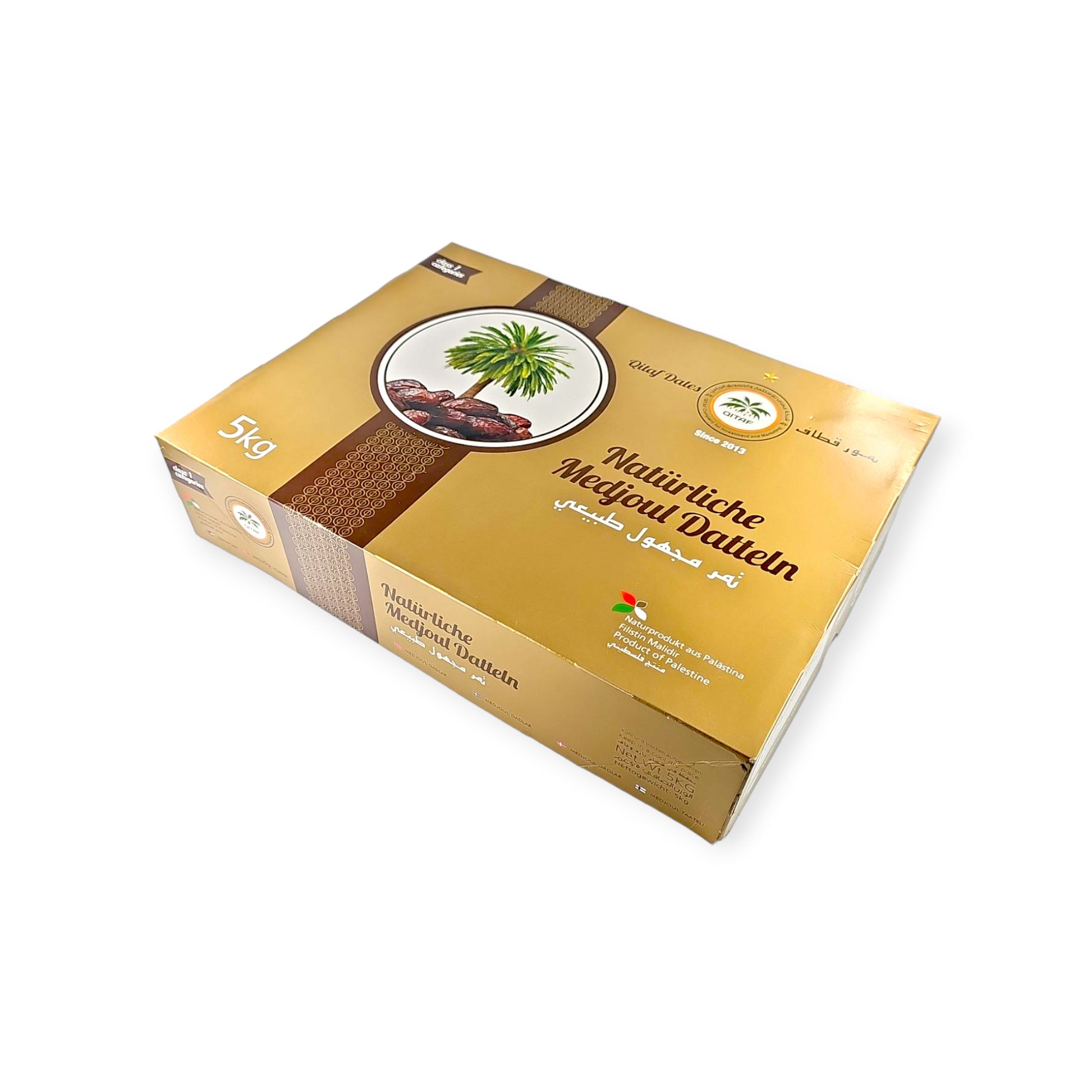 Medjool Datteln Palästina Jericho 5kg - Neue Ernte 2025 - Dattellia | Beste Datteln Qualität