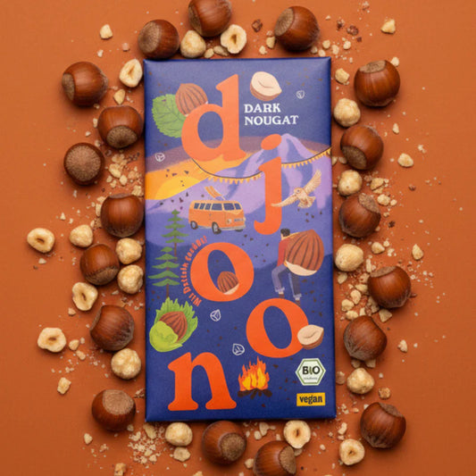 Dattelschokolade: Dark Nougat (Bio) - Dattellia | Beste Datteln Qualität