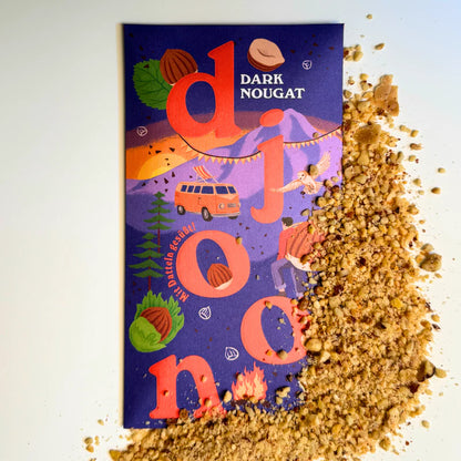 Dattelschokolade: Dark Nougat (Bio) - Dattellia | Beste Datteln Qualität