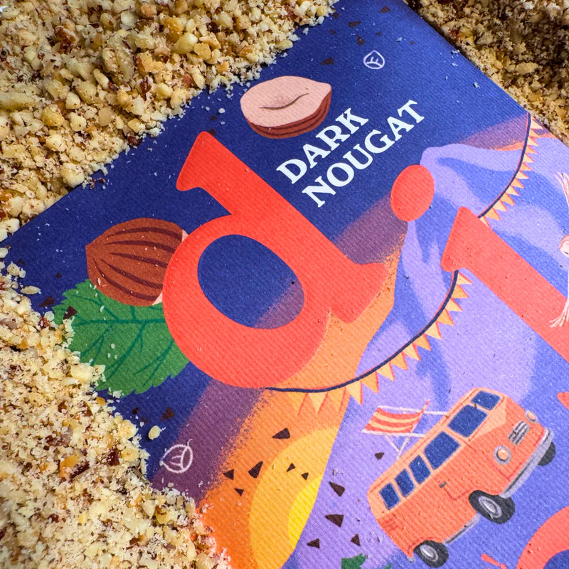 Dattelschokolade: Dark Nougat (Bio) - Dattellia | Beste Datteln Qualität