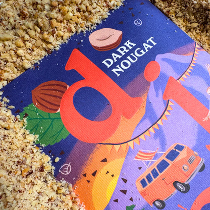 Dattelschokolade: Dark Nougat (Bio) - Dattellia | Beste Datteln Qualität