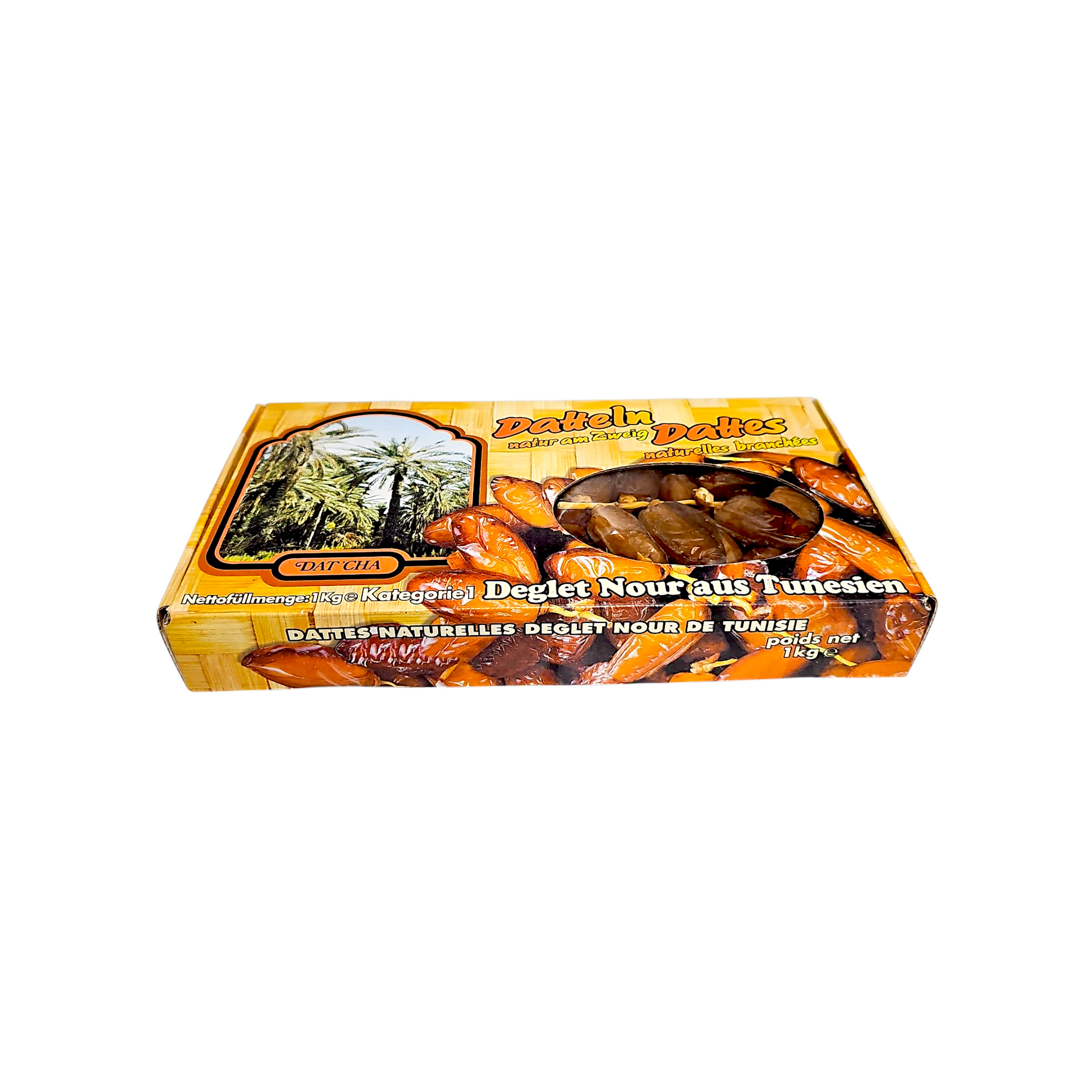 Datteln Deglet Nour am Zweig 1kg - Ernte 2025 - Dattellia | Beste Datteln Qualität