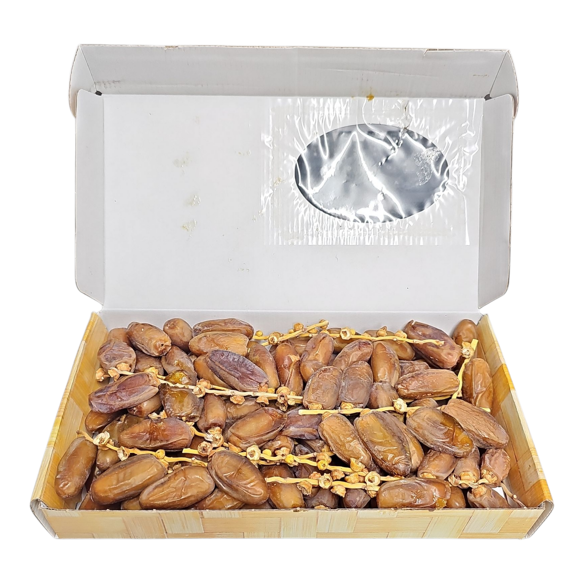 Datteln Deglet Nour am Zweig 1kg - Ernte 2025 - Dattellia | Beste Datteln Qualität